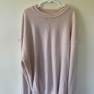 Brandy Melville light pink crewneck